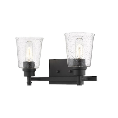 Z-Lite Luttrel 1 Light Outdoor Pier Mounted Fixture 464-2V-MB